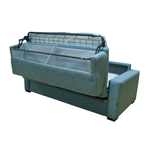 Bissolo Casa Divani Letto<DIVANO LETTO CITY CM 195 CON RETE ELETTROSALDATA IN TESSUTO TURCHESE: vendita online DIVANO LETTO CITY CM 195 CON RETE ELETTROSALDATA IN TESSUTO TURCHESE in offerta