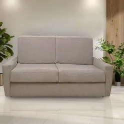 Bissolo Casa Divani Letto<DIVANO LETTO ELISABETH CM 195 CON RETE ELETTROSALDATA IN TESSUTO BEIGE : vendita online DIVANO LETTO ELISABETH CM 195 CON RETE ELETTROSALDATA IN TESSUTO BEIGE in offerta