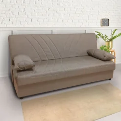 Bissolo Casa Divani Letto<DIVANO LETTO FIJI CON CLIC CLAC IN TESSUTO BEIGE: vendita online DIVANO LETTO FIJI CON CLIC CLAC IN TESSUTO BEIGE in offerta
