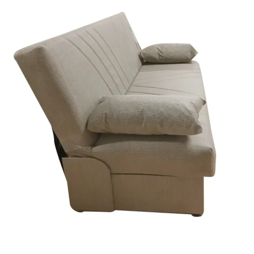 Bissolo Casa Divani Letto<DIVANO LETTO FIJI CON CLIC CLAC IN TESSUTO BEIGE: vendita online DIVANO LETTO FIJI CON CLIC CLAC IN TESSUTO BEIGE in offerta