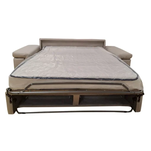 Bissolo Casa Divani Letto<DIVANO LETTO IRIS CM 220 CON RETE ELETTROSALDATA IN TESSUTO BEIGE: vendita online DIVANO LETTO IRIS CM 220 CON RETE ELETTROSALDATA IN TESSUTO BEIGE in offerta