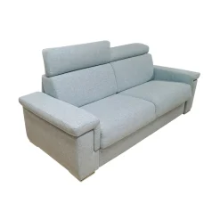 Bissolo Casa Divani Letto<DIVANO LETTO IRIS CM 240 CON RETE ELETTROSALDATA IN TESSUTO ACQUA: vendita online DIVANO LETTO IRIS CM 240 CON RETE ELETTROSALDATA IN TESSUTO ACQUA in offerta