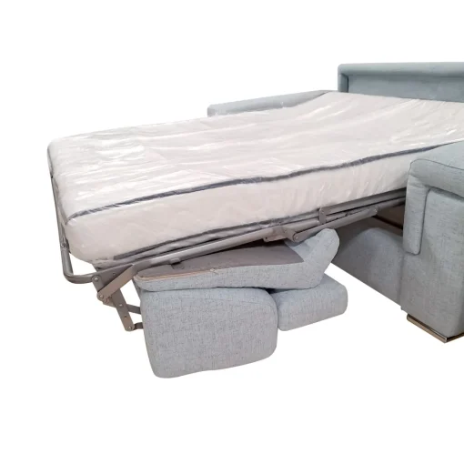 Bissolo Casa Divani Letto<DIVANO LETTO IRIS CM 240 CON RETE ELETTROSALDATA IN TESSUTO ACQUA: vendita online DIVANO LETTO IRIS CM 240 CON RETE ELETTROSALDATA IN TESSUTO ACQUA in offerta