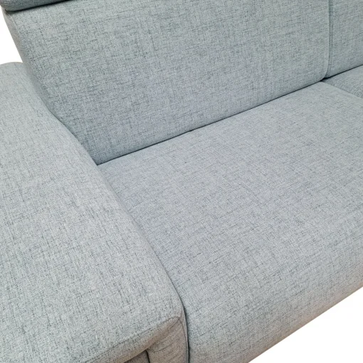 Bissolo Casa Divani Letto<DIVANO LETTO IRIS CM 240 CON RETE ELETTROSALDATA IN TESSUTO ACQUA: vendita online DIVANO LETTO IRIS CM 240 CON RETE ELETTROSALDATA IN TESSUTO ACQUA in offerta