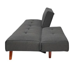 Bissolo Casa Divani Letto<DIVANO LETTO KIKO CON APERTURA CLIC CLAC IN TESSUTO GRIGIO SCURO: vendita online DIVANO LETTO KIKO CON APERTURA CLIC CLAC IN TESSUTO GRIGIO SCURO in offerta