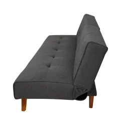 Bissolo Casa Divani Letto<DIVANO LETTO KIKO CON APERTURA CLIC CLAC IN TESSUTO GRIGIO SCURO: vendita online DIVANO LETTO KIKO CON APERTURA CLIC CLAC IN TESSUTO GRIGIO SCURO in offerta