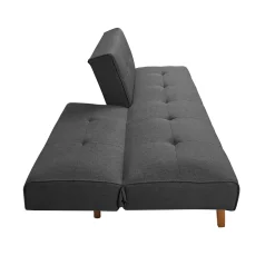 Bissolo Casa Divani Letto<DIVANO LETTO KIKO CON APERTURA CLIC CLAC IN TESSUTO GRIGIO SCURO: vendita online DIVANO LETTO KIKO CON APERTURA CLIC CLAC IN TESSUTO GRIGIO SCURO in offerta