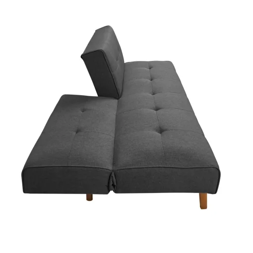 Bissolo Casa Divani Letto<DIVANO LETTO KIKO CON APERTURA CLIC CLAC IN TESSUTO GRIGIO SCURO: vendita online DIVANO LETTO KIKO CON APERTURA CLIC CLAC IN TESSUTO GRIGIO SCURO in offerta