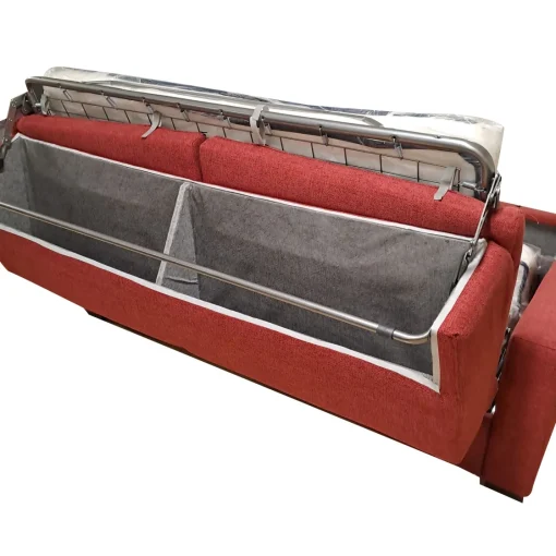 Bissolo Casa Divani Letto<DIVANO LETTO MAXI CITY CM 215 CON RETE ELETTROSALDATA IN TESSUTO CILIEGIA: vendita online DIVANO LETTO MAXI CITY CM 215 CON RETE ELETTROSALDATA IN TESSUTO CILIEGIA in offerta