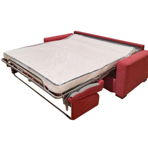 Bissolo Casa Divani Letto<DIVANO LETTO MAXI CITY CM 215 CON RETE ELETTROSALDATA IN TESSUTO CILIEGIA: vendita online DIVANO LETTO MAXI CITY CM 215 CON RETE ELETTROSALDATA IN TESSUTO CILIEGIA in offerta