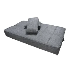 Bissolo Casa Divani Letto<DIVANO LETTO NEON CON APERTURA CLIC CLAC IN TESSUTO GRIGIO: vendita online DIVANO LETTO NEON CON APERTURA CLIC CLAC IN TESSUTO GRIGIO in offerta