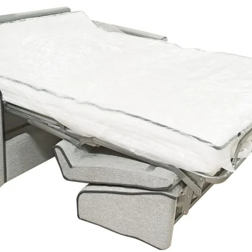 Bissolo Casa Divani Letto<DIVANO LETTO PERLA CM 195 CON RETE ELETTROSALDATA IN TESSUTO GRIGIO CHIARO : vendita online DIVANO LETTO PERLA CM 195 CON RETE ELETTROSALDATA IN TESSUTO GRIGIO CHIARO in offerta