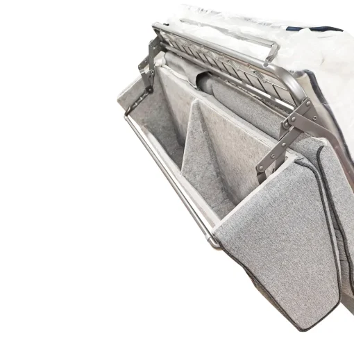 Bissolo Casa Divani Letto<DIVANO LETTO PERLA CM 195 CON RETE ELETTROSALDATA IN TESSUTO GRIGIO CHIARO : vendita online DIVANO LETTO PERLA CM 195 CON RETE ELETTROSALDATA IN TESSUTO GRIGIO CHIARO in offerta