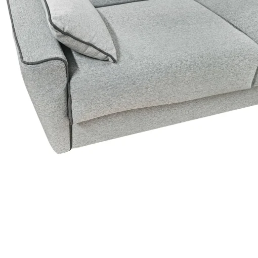 Bissolo Casa Divani Letto<DIVANO LETTO PERLA CM 195 CON RETE ELETTROSALDATA IN TESSUTO GRIGIO CHIARO : vendita online DIVANO LETTO PERLA CM 195 CON RETE ELETTROSALDATA IN TESSUTO GRIGIO CHIARO in offerta