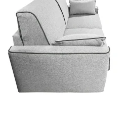 Bissolo Casa Divani Letto<DIVANO LETTO PERLA CM 195 CON RETE ELETTROSALDATA IN TESSUTO GRIGIO CHIARO : vendita online DIVANO LETTO PERLA CM 195 CON RETE ELETTROSALDATA IN TESSUTO GRIGIO CHIARO in offerta