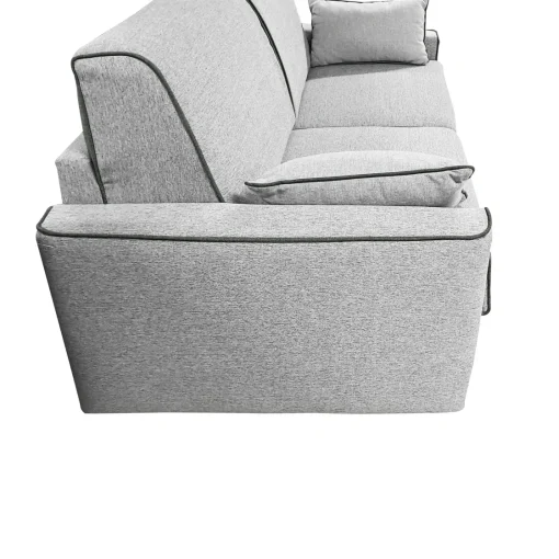 Bissolo Casa Divani Letto<DIVANO LETTO PERLA CM 195 CON RETE ELETTROSALDATA IN TESSUTO GRIGIO CHIARO : vendita online DIVANO LETTO PERLA CM 195 CON RETE ELETTROSALDATA IN TESSUTO GRIGIO CHIARO in offerta