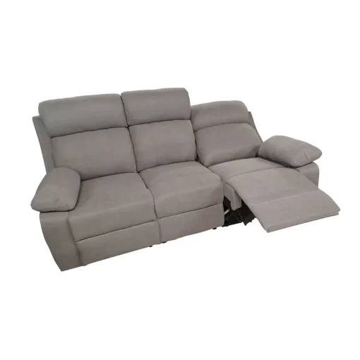 Bissolo Casa Divani A 3 Posti<DIVANO 3P KEY CON RELAX MANUALE IN TESSUTO GRIGIO CHIARO: vendita online DIVANO 3P KEY CON RELAX MANUALE IN TESSUTO GRIGIO CHIARO in offerta
