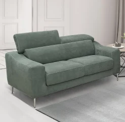 Bissolo Casa Divani A 2 Posti<DIVANO 2P WINSON CON SEDUTE ESTRAIBILI IN TESSUTO VERDE SALVIA: vendita online DIVANO 2P WINSON CON SEDUTE ESTRAIBILI IN TESSUTO VERDE SALVIA in offerta