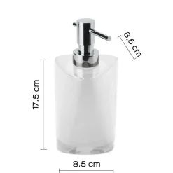 Bissolo Casa Porta Saponi E Dosatori<Dosasapone bagno: dosasapone modello twist bianco