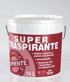 Bissolo Casa Pittura<EF E' FACILE SUPER TRASPIRANTE BIANCO LT14: vendita online EF E' FACILE SUPER TRASPIRANTE BIANCO LT14 in offerta