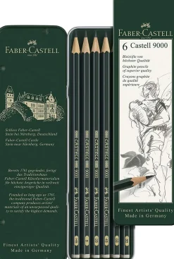 Bissolo Casa Colori A Matita Matite In Blister<FABER CASTELL - CASTELL 9000 ASTUCCIO 6 MATITE GRAFITE : vendita online FABER CASTELL - CASTELL 9000 ASTUCCIO 6 MATITE GRAFITE in offerta