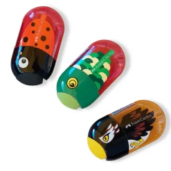 Bissolo Casa Cancelleria Temperamatite<FABER CASTELL - COCCINELLA TEMPERAMATITE 2 FORI CM 8: vendita online FABER CASTELL - COCCINELLA TEMPERAMATITE 2 FORI CM 8 in offerta