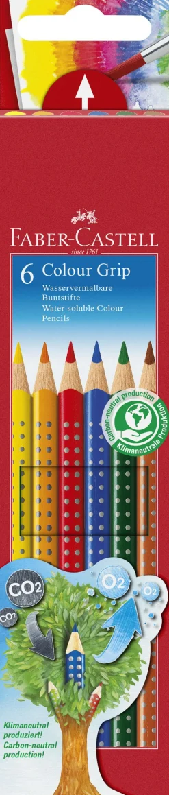 Bissolo Casa Colori A Matita Matite In Blister<FABER CASTELL - COLOUR GRIP ASTUCCIO 6 MATITE COLORATE : vendita online FABER CASTELL - COLOUR GRIP ASTUCCIO 6 MATITE COLORATE in offerta
