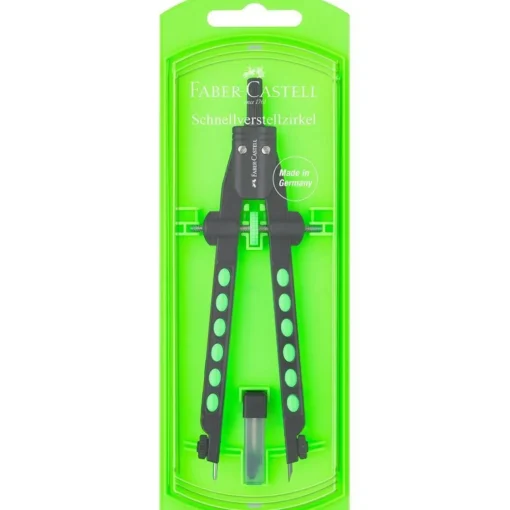 Bissolo Casa Disegno Tecnico Compassi<FABER CASTELL - COMPASSO BALAUSTRONE FACTORY NEON ASSORTITI: vendita online FABER CASTELL - COMPASSO BALAUSTRONE FACTORY NEON ASSORTITI in offerta