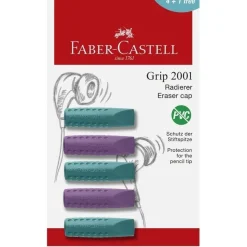 Bissolo Casa Cancelleria Gomme<FABER CASTELL - CONFEZIONE 5 GOMMINI SALVAPUNTA GRIP 2001 ASS.: vendita online FABER CASTELL - CONFEZIONE 5 GOMMINI SALVAPUNTA GRIP 2001 ASS. in offerta