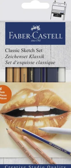 Bissolo Casa Colori A Matita Matite In Blister<FABER CASTELL - GOLDFABER 6PZ CLASSIC SKETCH SET : vendita online FABER CASTELL - GOLDFABER 6PZ CLASSIC SKETCH SET in offerta