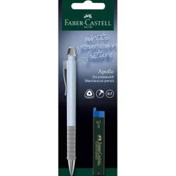Bissolo Casa Matite E Portamine Portamine<FABER CASTELL - PORTAMINE APOLLO B 0.7MM ASSORTITO CON REFILL: vendita online FABER CASTELL - PORTAMINE APOLLO B 0.7MM ASSORTITO CON REFILL in offerta