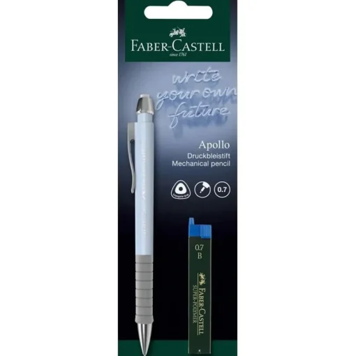 Bissolo Casa Matite E Portamine Portamine<FABER CASTELL - PORTAMINE APOLLO B 0.7MM ASSORTITO CON REFILL: vendita online FABER CASTELL - PORTAMINE APOLLO B 0.7MM ASSORTITO CON REFILL in offerta
