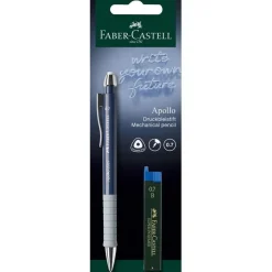 Bissolo Casa Matite E Portamine Portamine<FABER CASTELL - PORTAMINE APOLLO B 0.7MM ASSORTITO CON REFILL: vendita online FABER CASTELL - PORTAMINE APOLLO B 0.7MM ASSORTITO CON REFILL in offerta