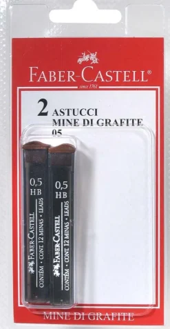 Bissolo Casa Matite E Portamine Mine Di Ricambio<FABER CASTELL - SET 2 ASTUCCI MINE DI GRAFITE HB : vendita online FABER CASTELL - SET 2 ASTUCCI MINE DI GRAFITE HB in offerta