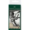 Bissolo Casa Penne Penne Calligrafiche<FABER CASTELL - SET 6 PENNE PITT ARTIST PEN NERE: vendita online FABER CASTELL - SET 6 PENNE PITT ARTIST PEN NERE in offerta