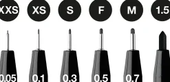 Bissolo Casa Penne Penne Calligrafiche<FABER CASTELL - SET 6 PENNE PITT ARTIST PEN NERE: vendita online FABER CASTELL - SET 6 PENNE PITT ARTIST PEN NERE in offerta