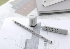 Bissolo Casa Cancelleria Temperamatite<FABER CASTELL - TEMPERAMATITE GRIP 2001 ARGENTO 1.77X2,56CM: vendita online FABER CASTELL - TEMPERAMATITE GRIP 2001 ARGENTO 1.77X2,56CM in offerta