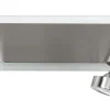 Bissolo Casa Applique<FARETTO 2 LUCI MIAMI NIKEL CROMATO 28X14,5CM - 2XGU10 5W 2700K 400lm: vendita online FARETTO 2 LUCI MIAMI NIKEL CROMATO 28X14,5CM - 2XGU10 5W 2700K 400lm in offerta
