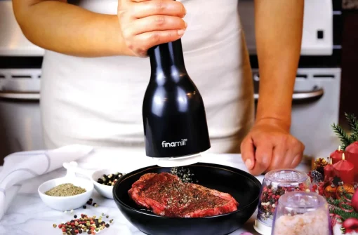 Bissolo Casa Piccoli Preparazione E Cottura Cibi|Preparazione E Cottura Cibi<FINAMILL - MACINA SPEZIE A BATTERIA CON DUE POD PRO PLUS NERO