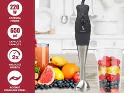 Bissolo Casa Piccoli Preparazione E Cottura Cibi|Preparazione E Cottura Cibi<FRULLATORE A IMMERSIONE 220W 6.5X6.7X35CM