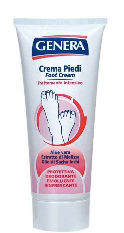 Bissolo Casa Igiene Personale Creme|Igiene Creme<GENERA CREMA PIEDI 100ML ALOE VERA/MELISSA/SACHA INCHI: vendita online GENERA CREMA PIEDI 100ML ALOE VERA/MELISSA/SACHA INCHI in offerta