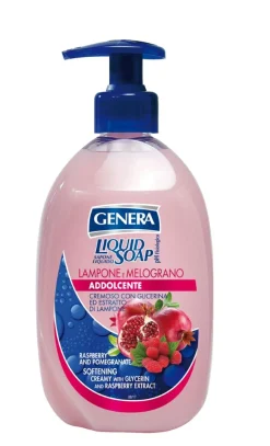 Bissolo Casa Igiene Personale Saponi|Igiene Saponi<GENERA SAPONE LIQUIDO 500ML LAMPONE/MELOGRANO: vendita online GENERA SAPONE LIQUIDO 500ML LAMPONE/MELOGRANO in offerta