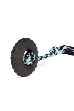 Bissolo Casa Giochi<GIOCO CANE PNEUMATICO IN FOAM TPR CON CORDA IN COTONE 10CM: vendita online GIOCO CANE PNEUMATICO IN FOAM TPR CON CORDA IN COTONE 10CM in offerta