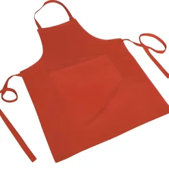Bissolo Casa Tessile Cucina Grembiuli<GREMBIULE PETTORINA CHOU TINTA UNITA MATTONE 100% COTONE: vendita online GREMBIULE PETTORINA CHOU TINTA UNITA MATTONE 100% COTONE in offerta