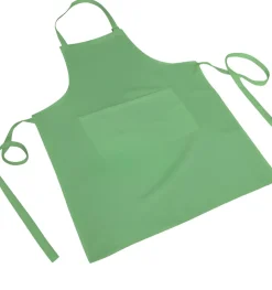 Bissolo Casa Tessile Cucina Grembiuli<GREMBIULE PETTORINA CHOU TINTA UNITA VERDE 100% COTONE: vendita online GREMBIULE PETTORINA CHOU TINTA UNITA VERDE 100% COTONE in offerta