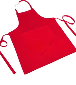 Bissolo Casa Tessile Cucina Grembiuli<GREMBIULE PETTORINA CHOU TINTA UNITA ROSSO 100% COTONE: vendita online GREMBIULE PETTORINA CHOU TINTA UNITA ROSSO 100% COTONE in offerta