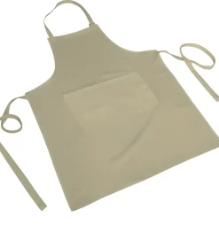 Bissolo Casa Tessile Cucina Grembiuli<GREMBIULE PETTORINA CHOU TINTA UNITA TORTORA 100% COTONE: vendita online GREMBIULE PETTORINA CHOU TINTA UNITA TORTORA 100% COTONE in offerta