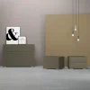 Bissolo Casa Comò E Comodini<GRUPPO LETTO IN VETRO SATINATO
