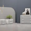 Bissolo Casa Comò E Comodini<GRUPPO LETTO PRIME BIANCO FRASSINATO E CEMENTO