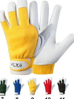 Bissolo Casa Guanti Da Lavoro<GUANTI IN PELLE DI SUINO E DORSO IN MAGLIA DI COTONE, CHIUSURA A STRAPPO, TAGLIA 11: vendita online GUANTI IN PELLE DI SUINO E DORSO IN MAGLIA DI COTONE, CHIUSURA A STRAPPO, TAGLIA 11 in offerta
